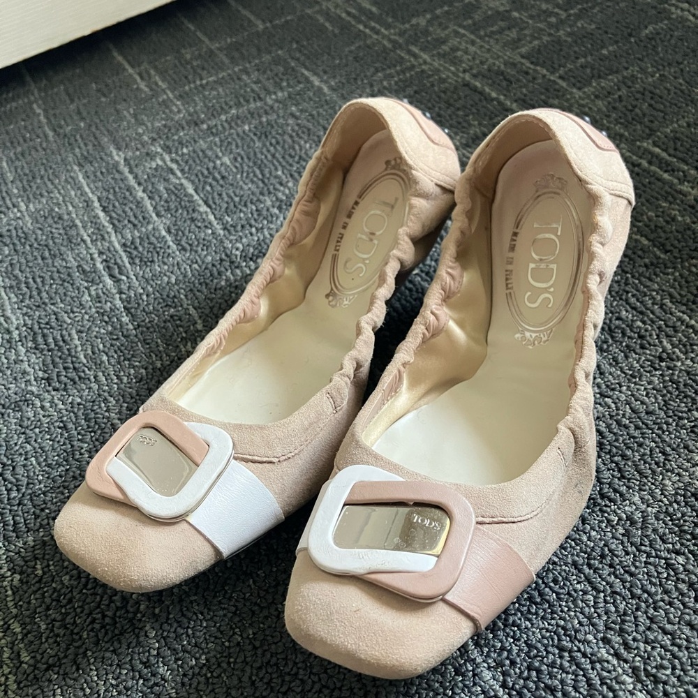Tod's Women's pink ballet Flats